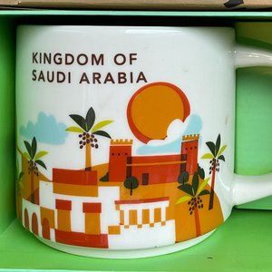 You Been There Collection Starbucks mug KINGDOM OF SAUDI ARABIA IDEA GIFT New